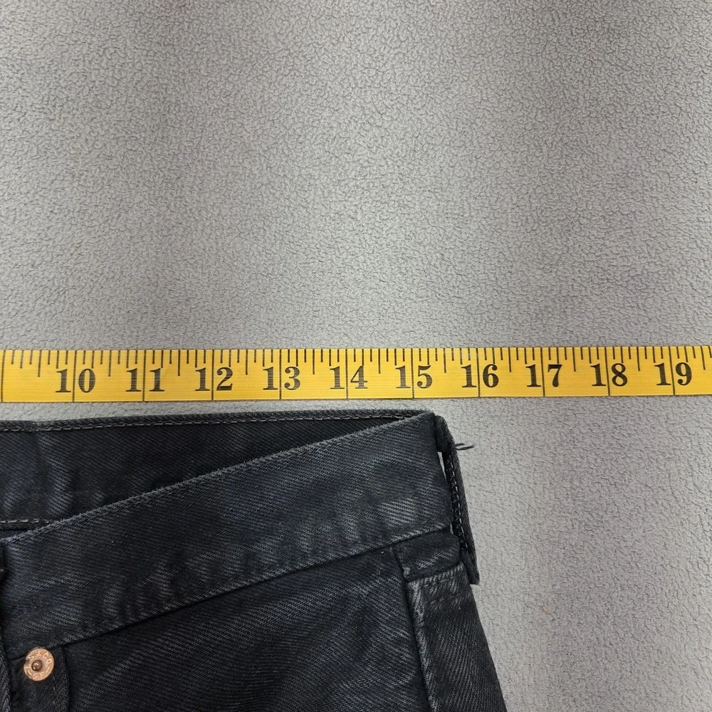 Levis Jeans Mens Black Straight Denim Faded‎ Wash Red Tab Mid Rise Fits 30x27